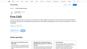 LibreCAD - Free 2D CAD Software for Mac