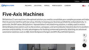 DN Solutions - DVF Series 5-Axis Machine