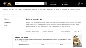 DND DICE - Customizable Dice Sets