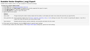 Rhino - SVG Export Features