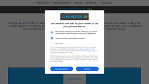 Dorchester 3D - JPEG to STL Converter