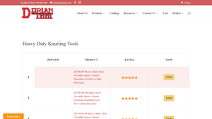 Dorian Tool - Heavy Duty Knurling Tools