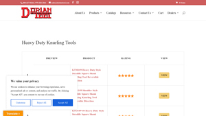 Dorian Tool - Heavy Duty Knurling Tools