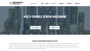 DW Products - Multi-Spindle Screw Machines