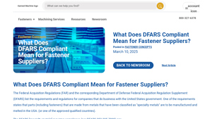 Earnest - Fasteners & DFARS Compliant Products