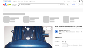 Dupont - BLUE Metallic Powder Coating