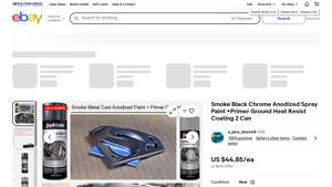 A+ Store - Smoke Black Chrome Anodized Spray Paint + Primer