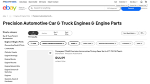 eBay - Precision Automotive Engine Parts