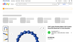 Unbranded - CNC Lathe Flexible Water Oil Coolant Hose Kit