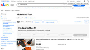 eBay - CNC Adjustable Kickstand Foot