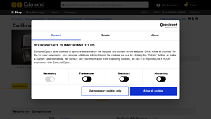 Edmund Optics - Calibrated Metal Surface Roughness Standard