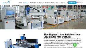 Blue Elephant - 1228 Stone CNC Router