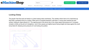 eMachineShop - Locking Clamp