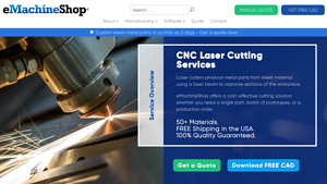 eMachineShop - Custom Laser Cutting Services