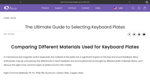 Akkogear - Ultimate Guide to Keyboard Plates