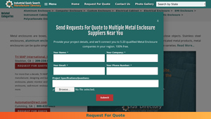 Enclosure Manufacturers - Metal Enclosures