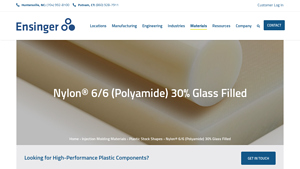 Ensinger - Nylon® 6/6 30% Glass Filled