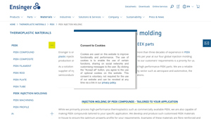 Ensinger - PEEK Plastic Injection Molding