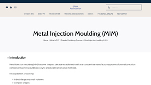 EPMA - Metal Injection Moulding Solutions