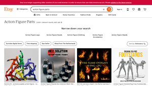 Etsy - Action Figure Parts