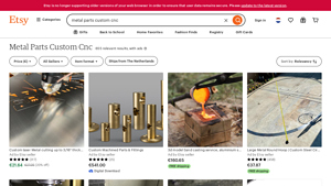Etsy - Custom CNC Machining Services