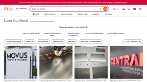 Etsy - Custom CNC & Laser Cutting Services