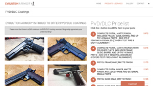 Evolution Armory - PVD/DLC Coatings for Firearms