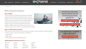 Extreme Bolt - DFAR Compliant Fasteners