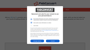 FabConvert - JPEG to STL Converter
