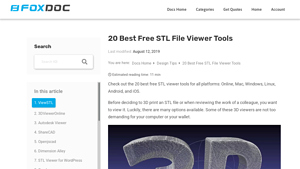 Facfox - Online 3D File Viewer and Printing Services