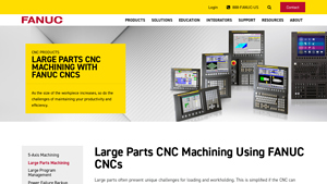 FANUC - Large Parts CNC Machining Solutions