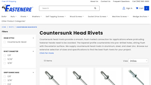 Fastenere - Countersunk Head Rivets