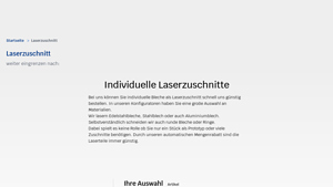 Feld Eitorf - Laserzuschnitt nach Maß