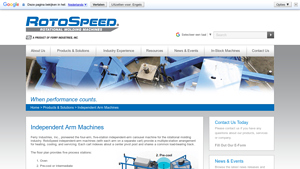 Ferry Industries - RotoSpeed Independent Arm Machines