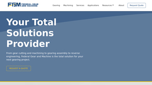 Federal Gear and Machine - Custom Gearing Solutions