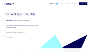 Filestar - Blend to 3DS Converter