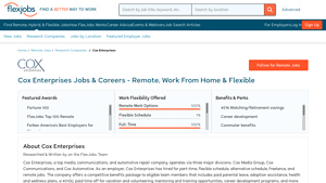 Cox Enterprises - Flexible Job Opportunities