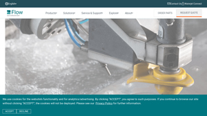 Flow Waterjet - Waterjet Cutting Machines and Systems