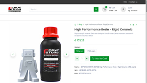Formfutura - High Performance Resin - Rigid Ceramic