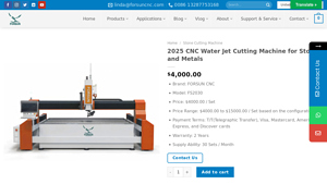 FORSUN CNC - 2025 Water Jet Cutting Machine