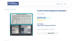 Fowler - Surface Roughness Standards
