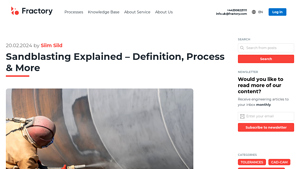 Fractory - Sandblasting Equipment Essentials