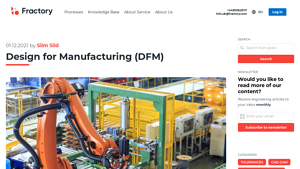 Fractory - Design for Manufacturing Solutions