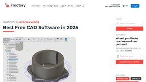 Fractory - Best Free CAD Software 2025