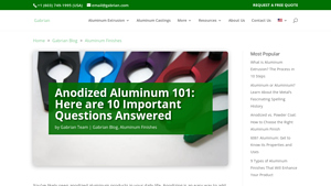 Gabrian - Anodized Aluminum Solutions