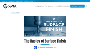 GD&T Basics - Surface Finish Essentials
