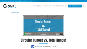 GD&T Basics - Circular and Total Runout