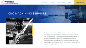 Geospace Technologies - CNC Machining Services