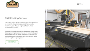Gerber Wood Products - CNC Routing Service