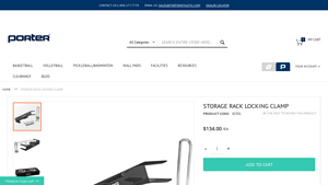 Gill Porter - Storage Rack Locking Clamp